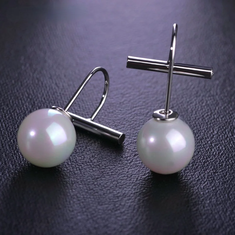 

Blucome Imitation White Pearls Drop Earrings For Women Party Jewelry Boucle D'oreille Femme Copper Dangle Earring Accessories