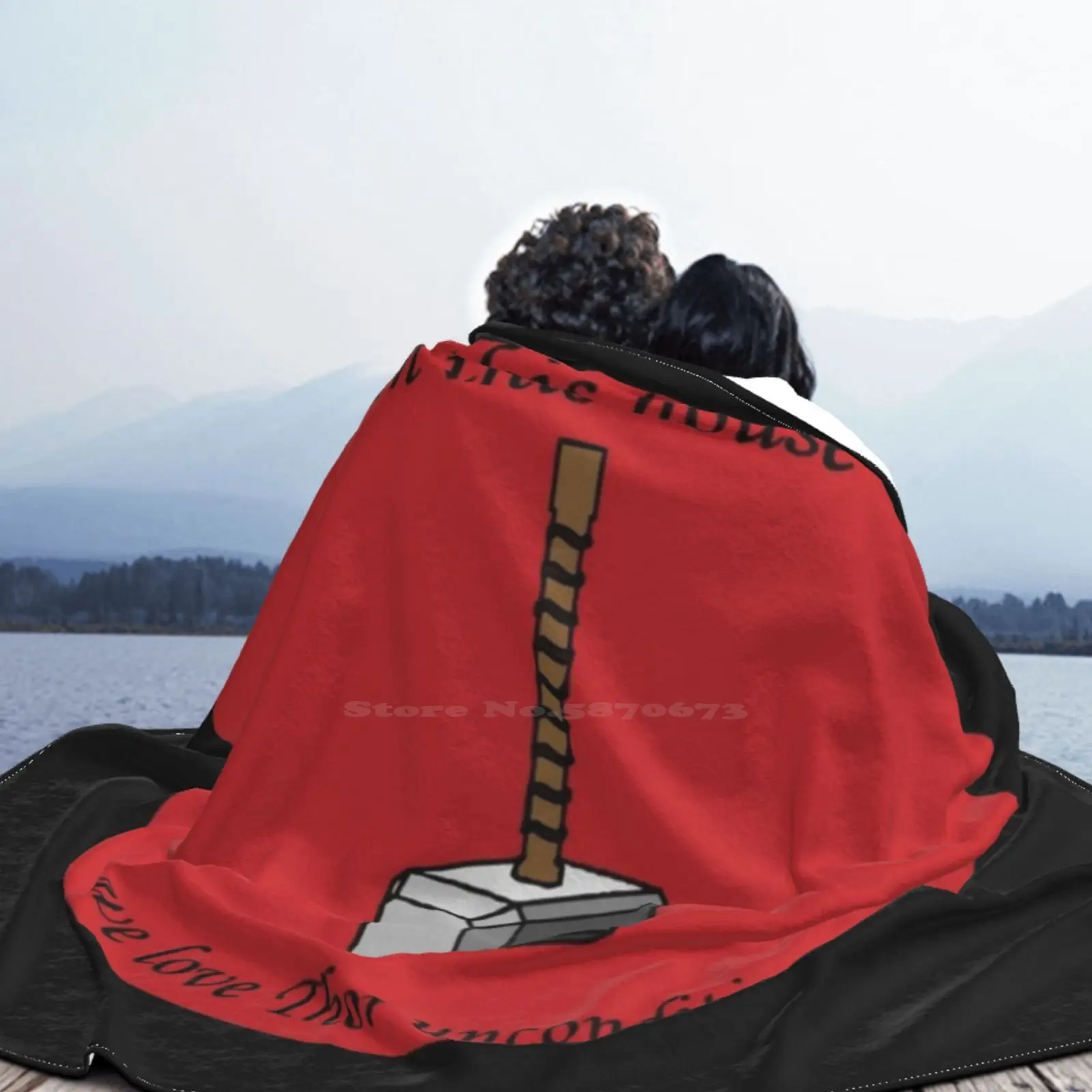 Мы любим трендовый стиль забавное модное мягкое одеяло Ragnarok Asgard Avenger Age Of Ultron Hammer