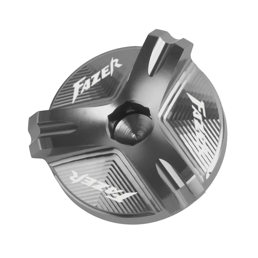 With logo FAZER Auminum Oil Filler Cap Engine Plug Cover For Yamaha FZ1 FZ6 FZ6R FZ8 FZ750 FZR1000 | Автомобили и мотоциклы