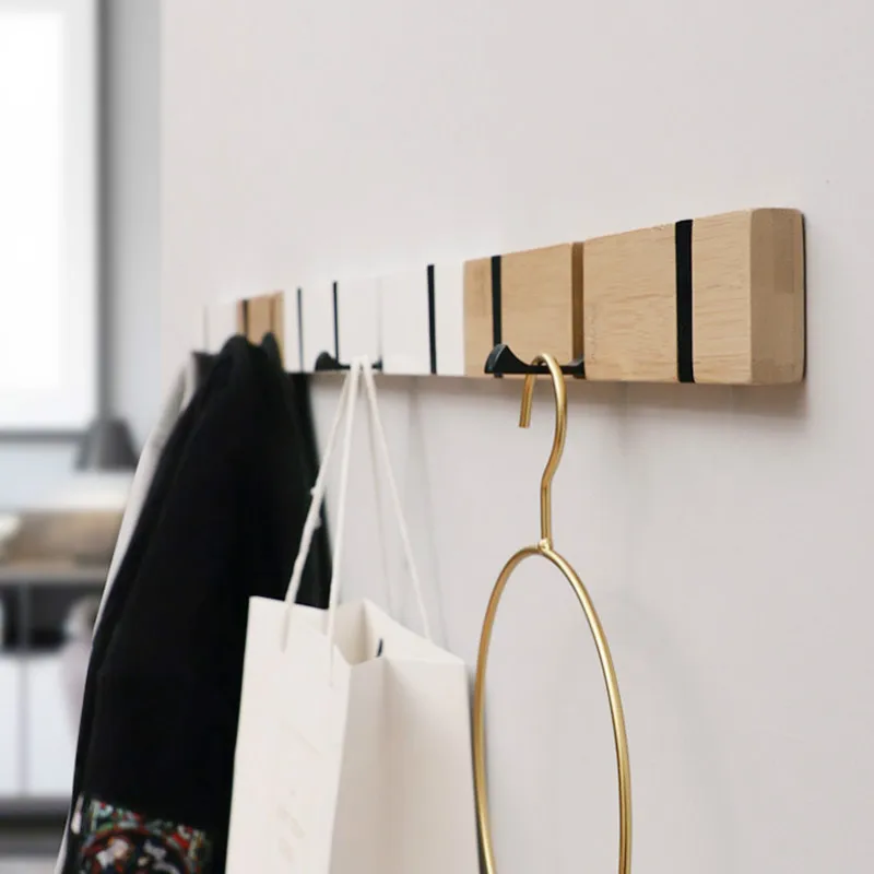 Винтажная вешалка для одежды скрытый крючок настенная домашнего декора