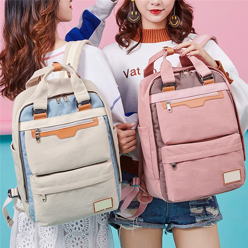 

Fashion Women Backpack Waterproof Nylon Travel Backpack Female School Bag For Teenagers Girl Shoulder Bag Bagpack Rucksack 2021