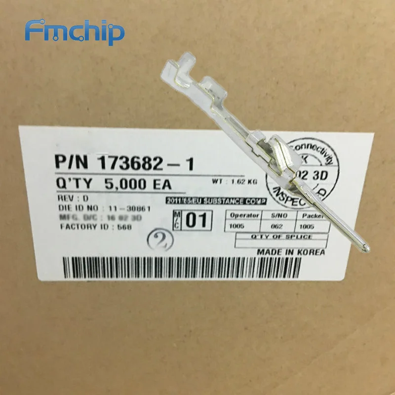 FMchip 1376109-1 обжимной терминал CONN TAB 20-24AWG олово для соединителя 1473793-1 и гнезда 1123343-1 |