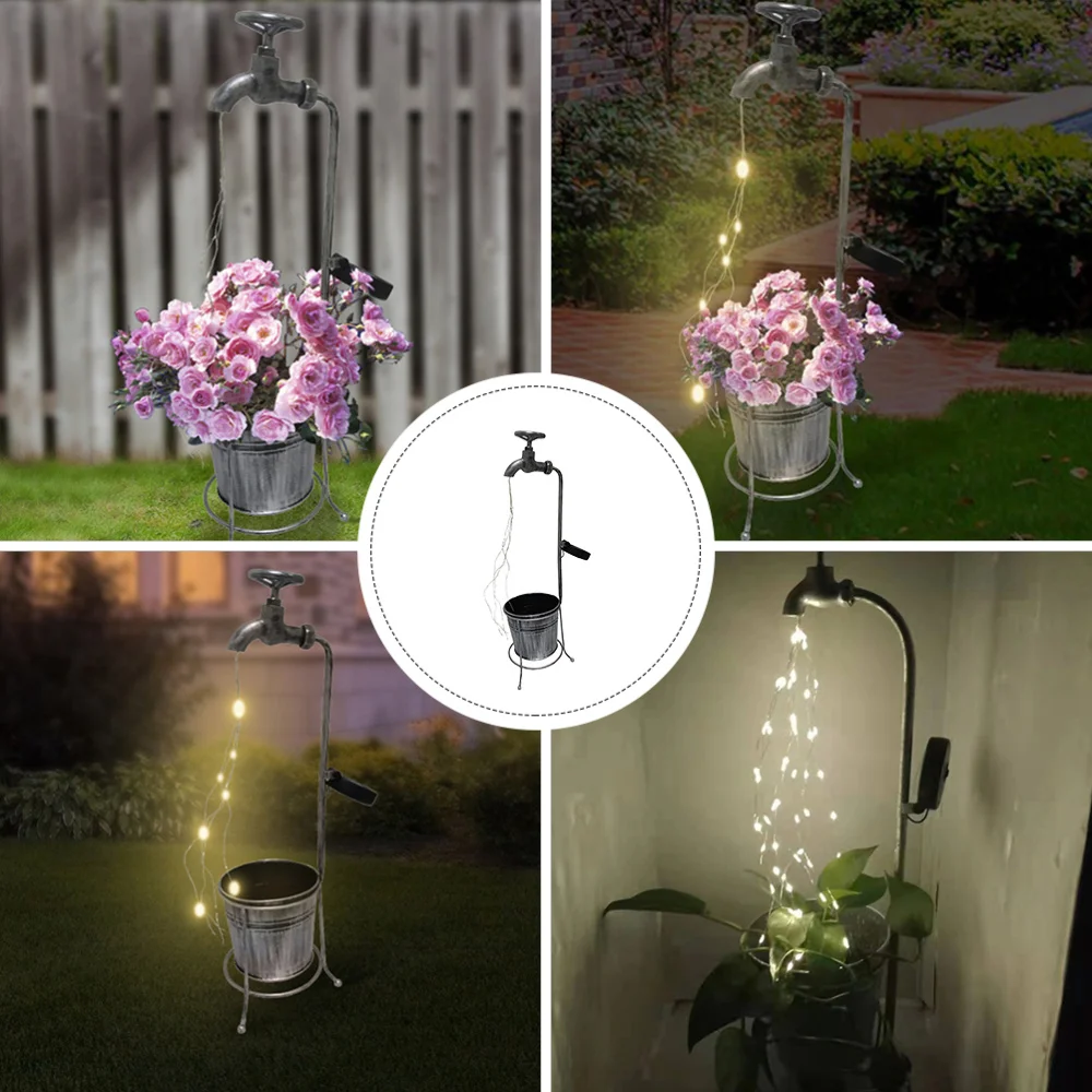 

1pc Solar Decorative Lamp Outdoor Creative Design Lamp Garden Light