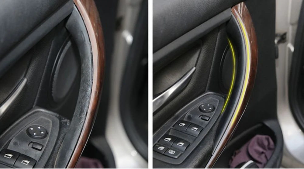 2шт черный бежевый печатание углеродного волокна цвет ABS межкомнатные дверные