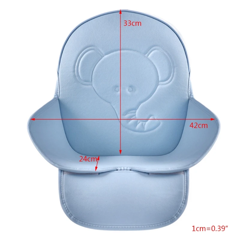 

PU Leather Waterproof Universal Highchair Seat Cushion Cover Mat Feeding Chair Cushion Mat For Baby Kids