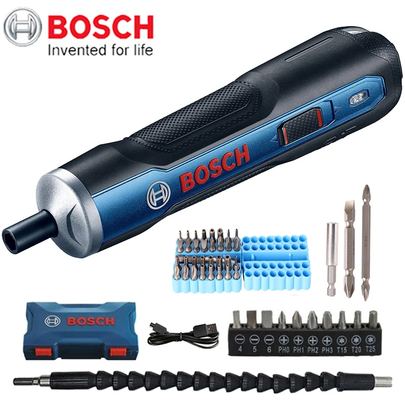 Электрическая мини-отвертка BOSCH GO Аккумуляторная дрель 3 6 В с литий-ионным