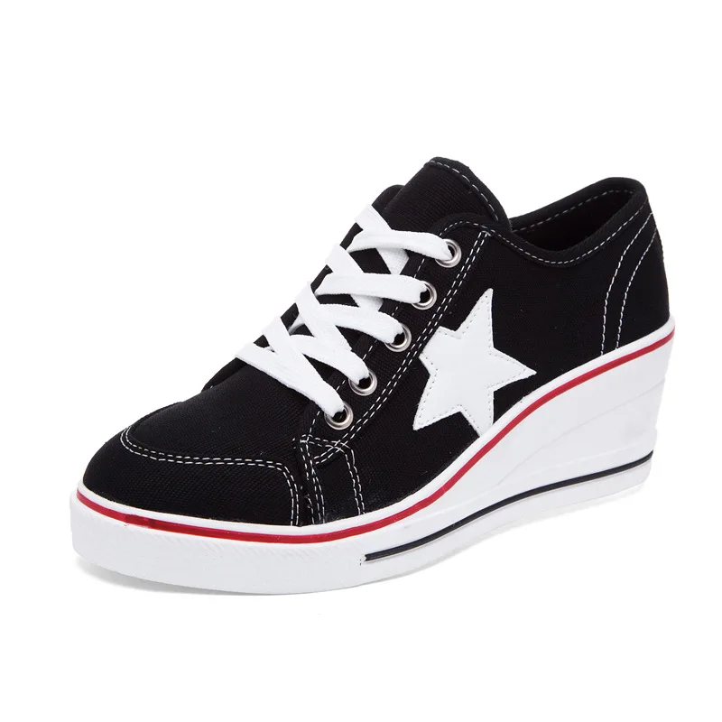 Кроссовки женские джинсовые повседневная обувь на платформе плоская танкетка