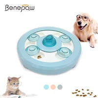 benepaw durable food dispensing dog puzzle anti slip nontoxic iq training puppy toys interactive pet slow feeders easy to clean