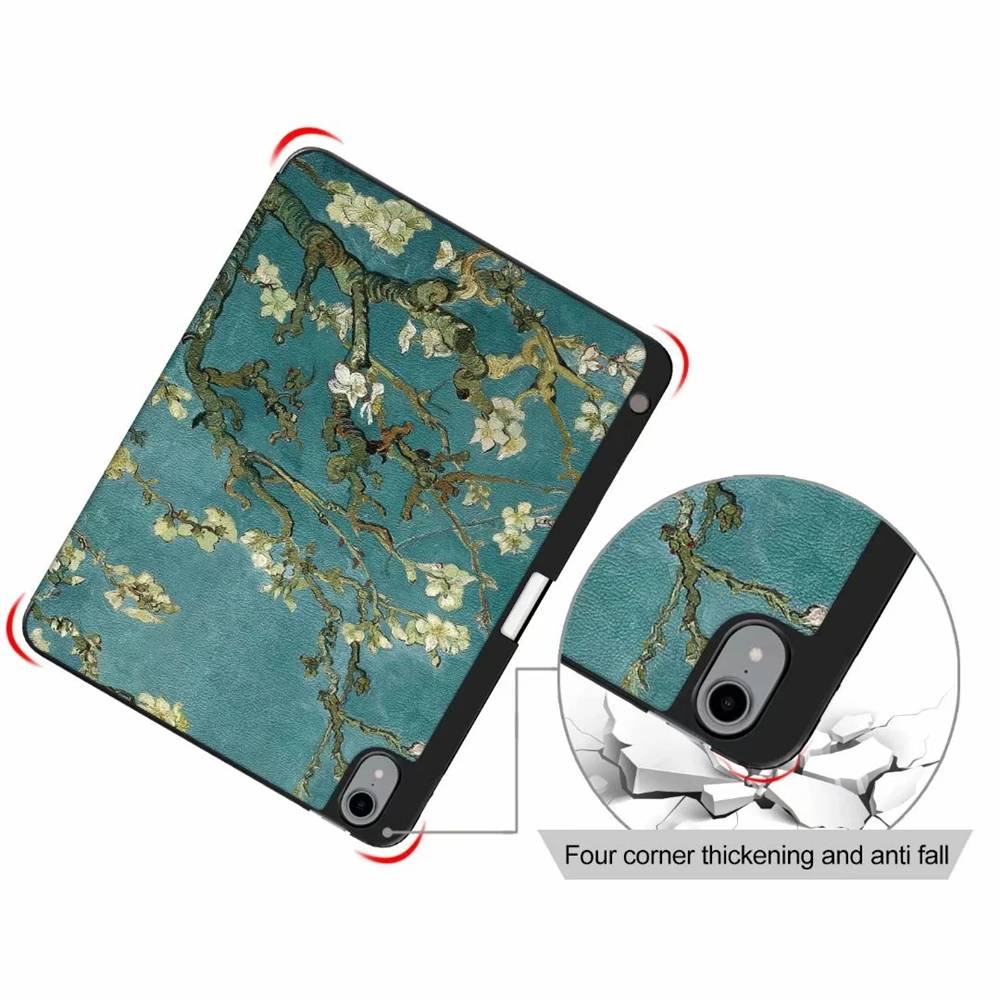 

Cover for iPad Air 4 Case 10.9 2020 Tablet Case Cover Magnetic Case With Pen Holder For iPad Air 4 10.9 inch 2020 Auto Sleep