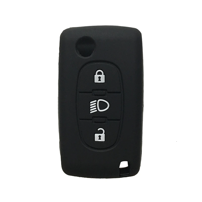 Силиконовый чехол книжка для ключей C6 407 307 C4L Xsara 308 Peugeot 208 C3 C4 Grand Picasso Cactus Funda Llave Key