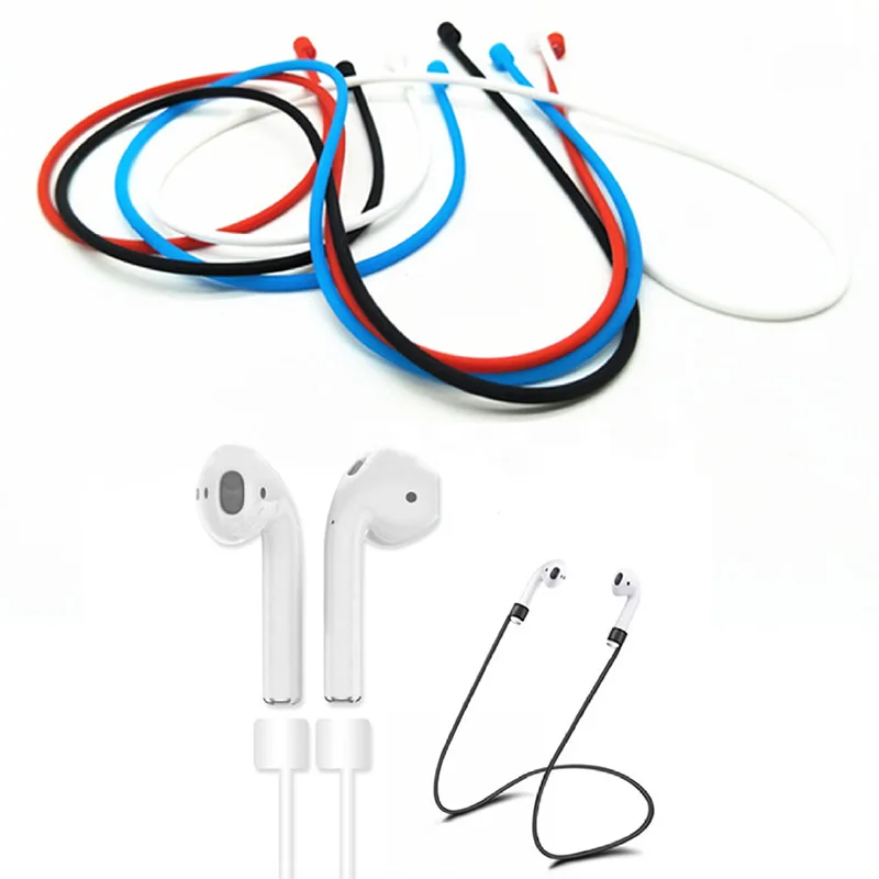 1 шт для AirPods Магнитные Силиконовые Анти потерянный ремешок на шею Беспроводной