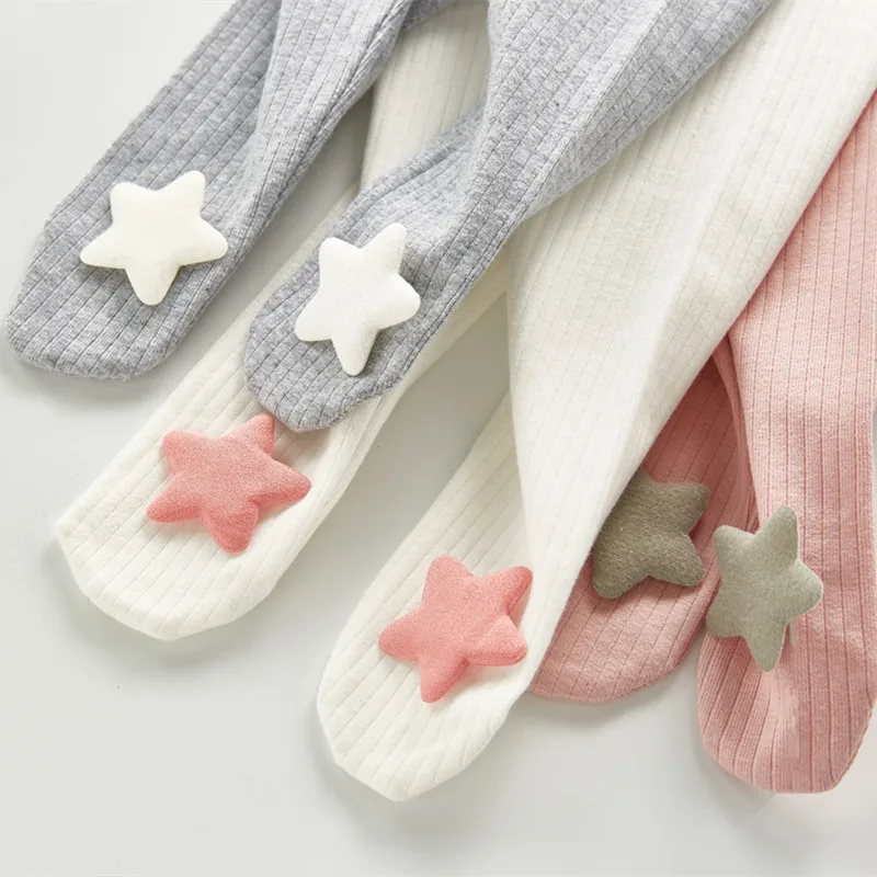 

Lawadka Spring Autumn Newborn Pants For Girls Cotton Baby Boys Girl Home Infant Bag Foot Trousers Star Style Toddler Clothing