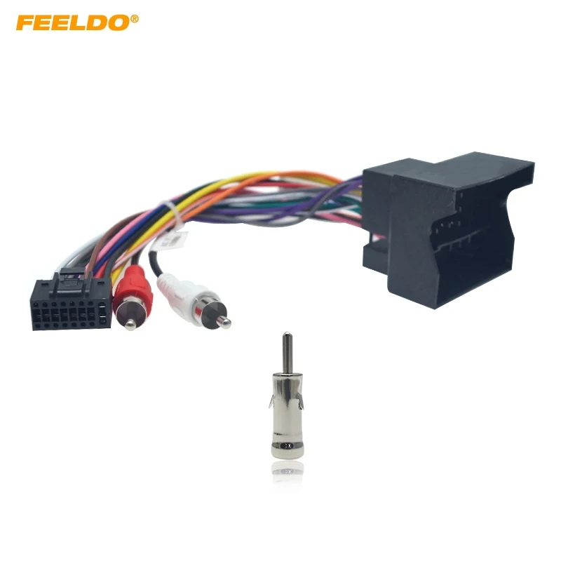 Автомобильный аудио DVD плеер FEELDO 16PIN Android кабель питания адаптер с FM разъемом для