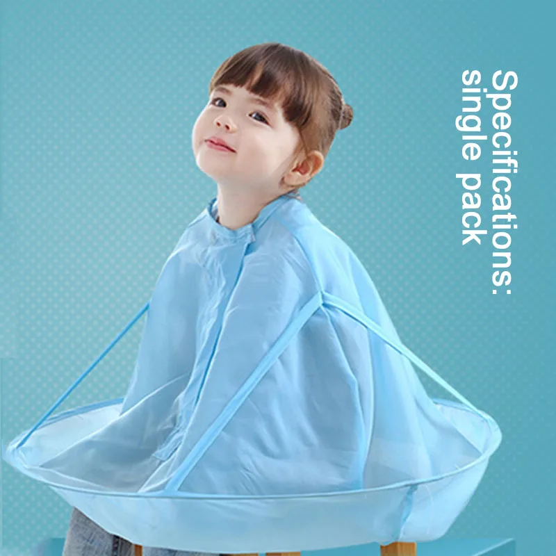 Детская шаль для стрижки волос фартук водонепроницаемый детский мантия