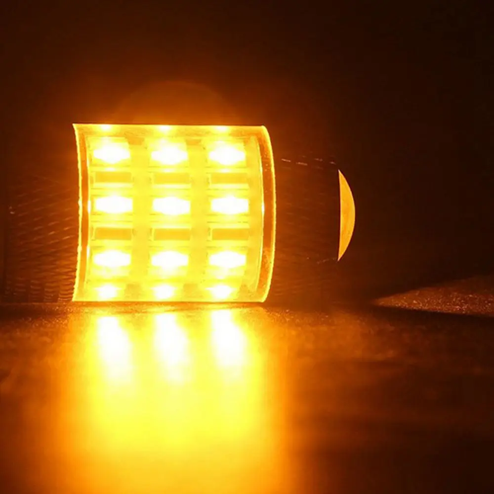 

Amber White Switchback 1156 BA15S 3030 LED 60SMD Car Turn Signal Light Bulb