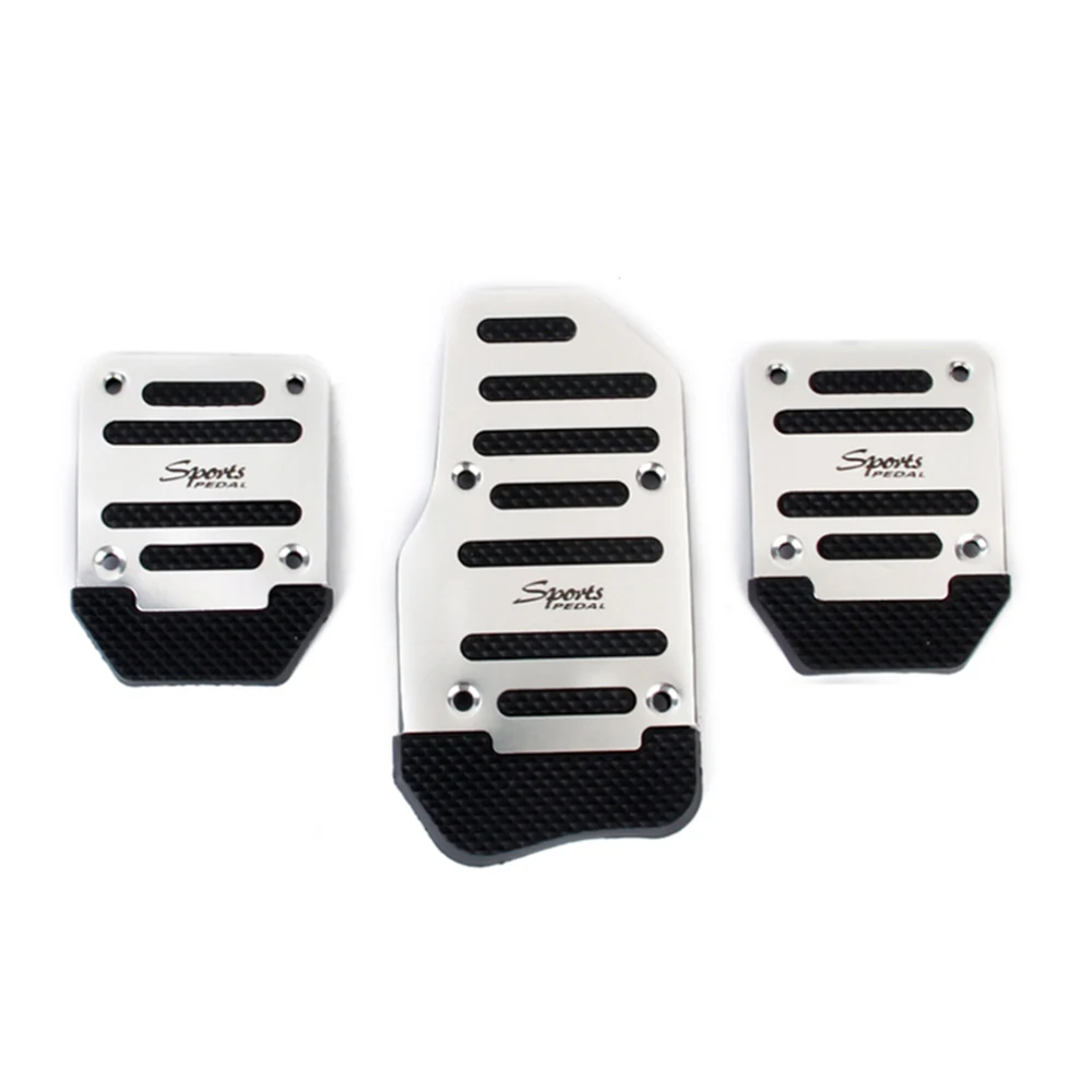 

Car Pedals Accessories Foot Pedal Pad Cover Universal Car Non-Slip Aluminum Alloy Automatic Gear Brake Accelerator