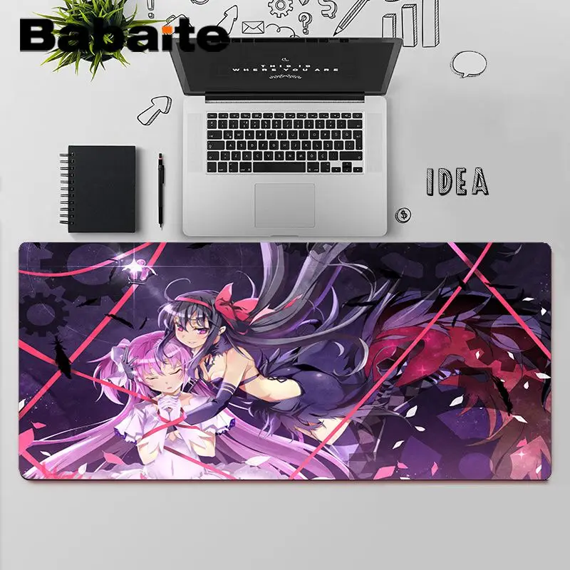 

Babaite Top Quality Kaname Madoka Office Mice Gamer Soft Mouse Pad Free Shipping Large Mouse Pad Keyboards Mat