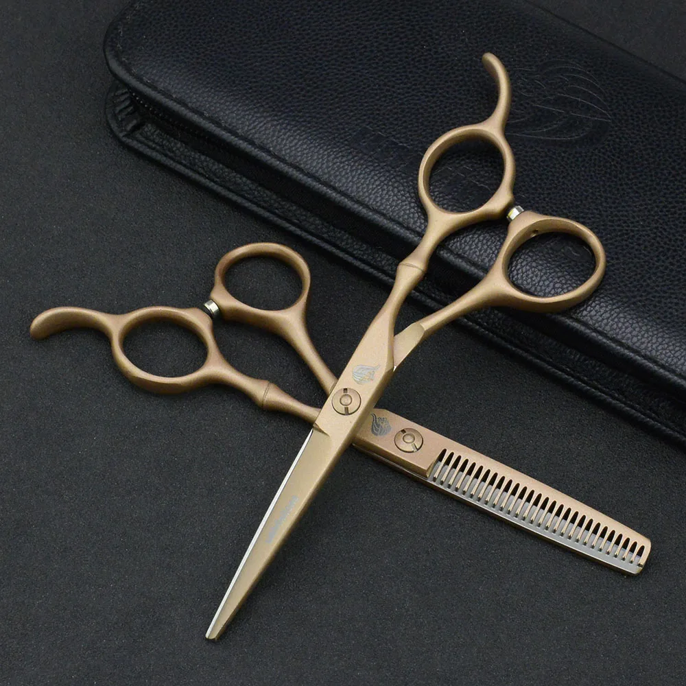 

5.5" Salon Hair Scissors Professional Hairdressing Scissor High Quality Cutting Thinning Scissor Shears Hairdresser Barber Razor