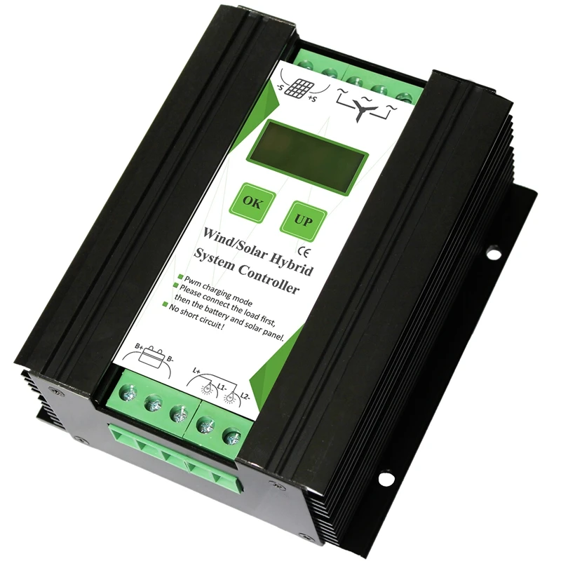 12/24V ветряной и ветряком солнечной батареей заряда Управление Светильник/таймер