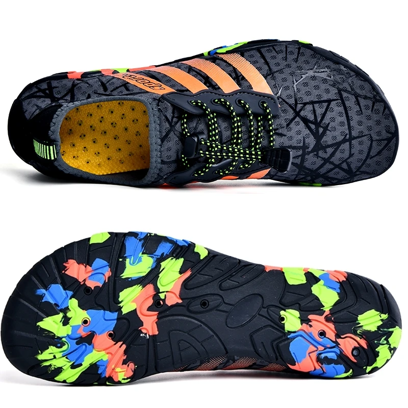 

Quick Dry Barefoot Shoes Unisex Upstream Aqua Beach Water Shoes Non-slip Outdoor Jogging Sneakers Drive Sport Fitness Size 35-46