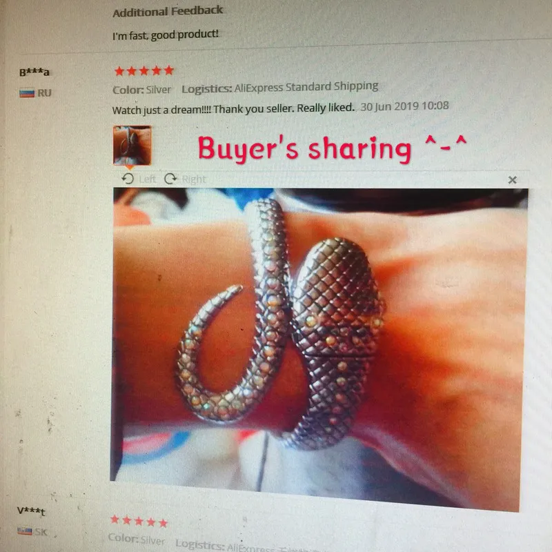 2019! Новинка! Часы с змеиным браслетом женские модные часы брендовые кварцевые