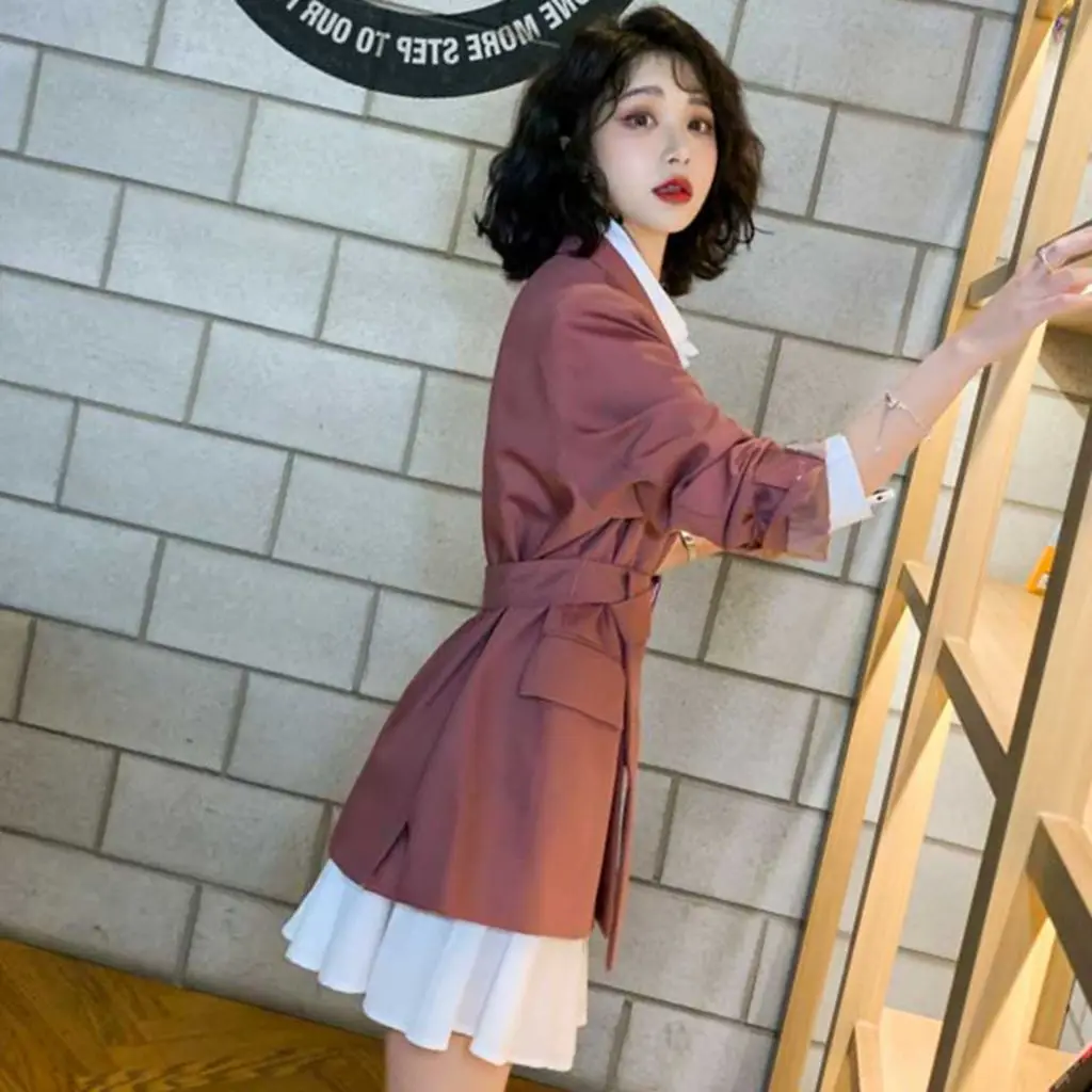 Женские деловые костюмы офисный комплект из двух предметов блузка большого