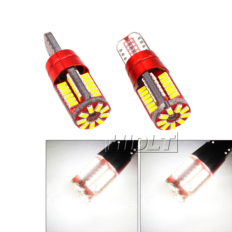 HIDLT 2 шт. Canbus T10 W5W светодиодный лампы 57SMD 168 194 свет для автомобиля Клиренс