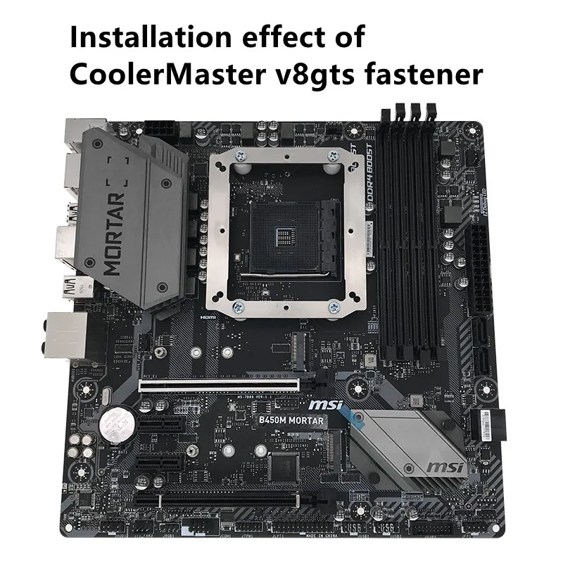 

CoolerMaster AM4 крепеж 115x custom 1200pin Z600V8GTS/v8 радиатор 1366 Intel amd