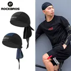 Велосипедная бандана ROCKBROS для мужчин и женщин, дышащая, впитывающая влагу, эластичная, для занятий на открытом воздухе, бега, походов, солнцезащитная Кепка, головной убор