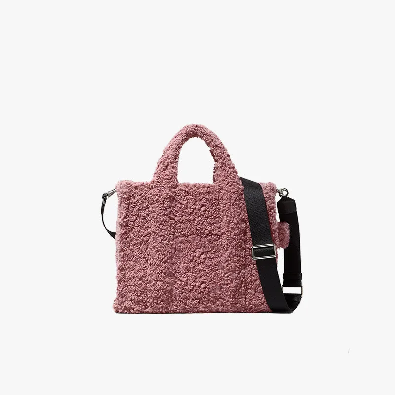 

Teddy Series Small Marc Jacobs Plush Tote Bag Fashionable Cute Commuter Bag Shopping Bag Handbag