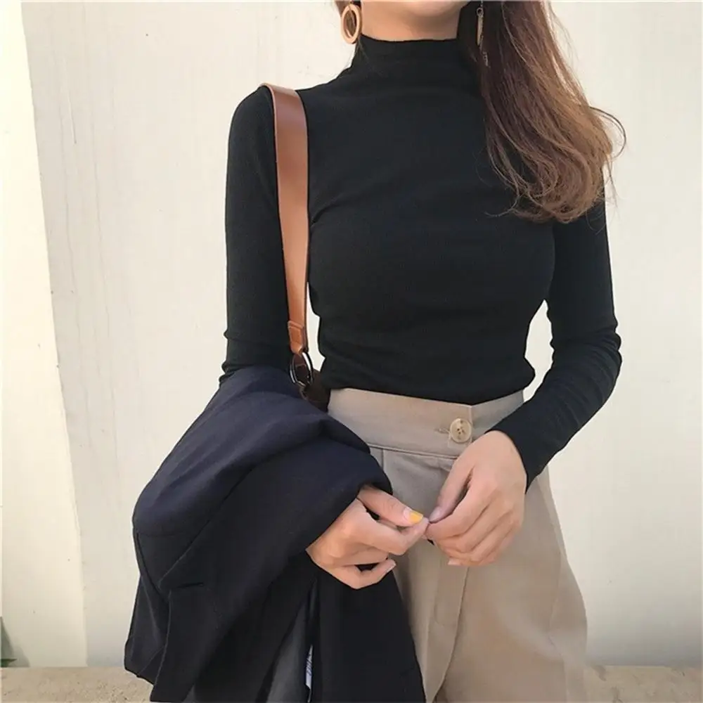 Новинка 2019 женская футболка с длинным рукавом топы футболки повседневная одежда