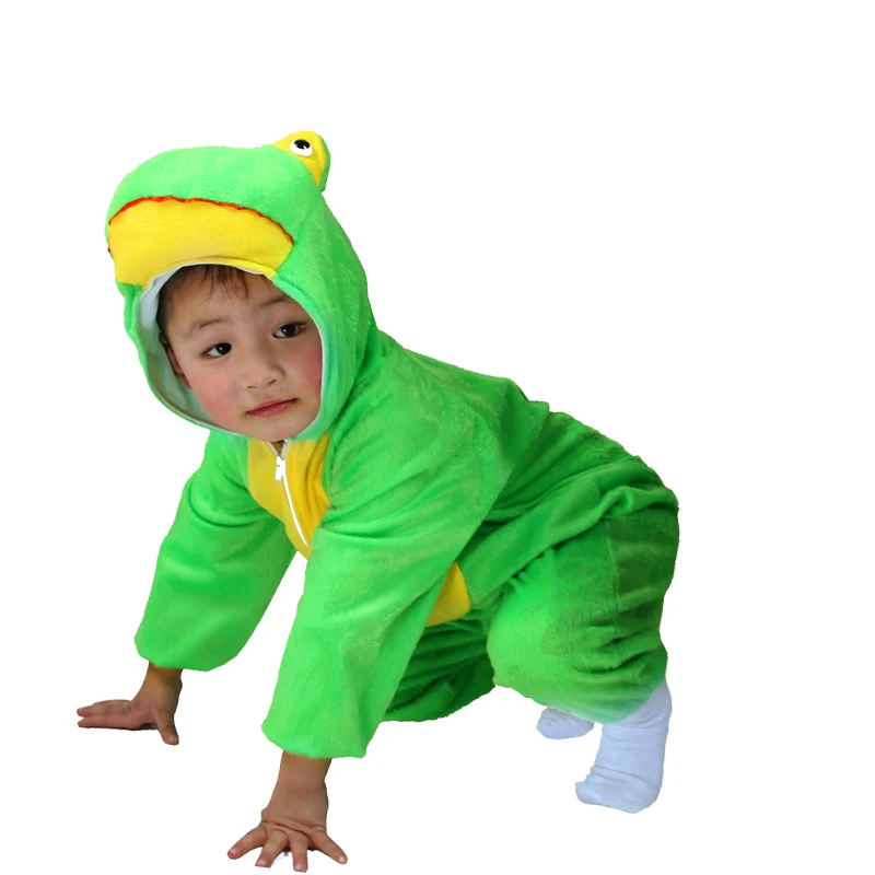 

Cartoon Animal Cosplay Costumes Mouse Dragon Bee Lamb Sheep Frog Snake Kids Gift Jumpsuit Children's Day Dress