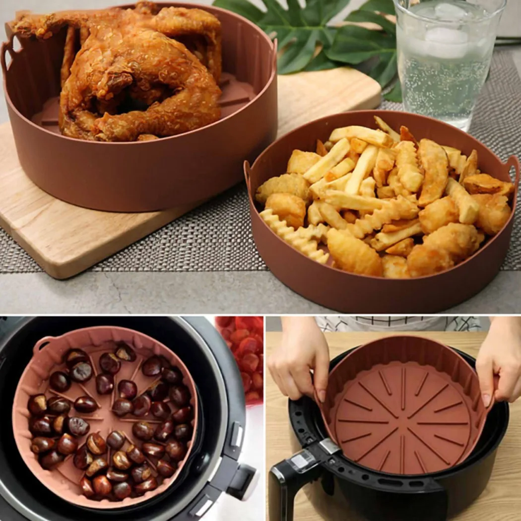 

Bakeware Multifunctional Air Fryers Oven Kitchen Tools Accessories Bread Fried Chicken Baking Tray форма для выпечки
