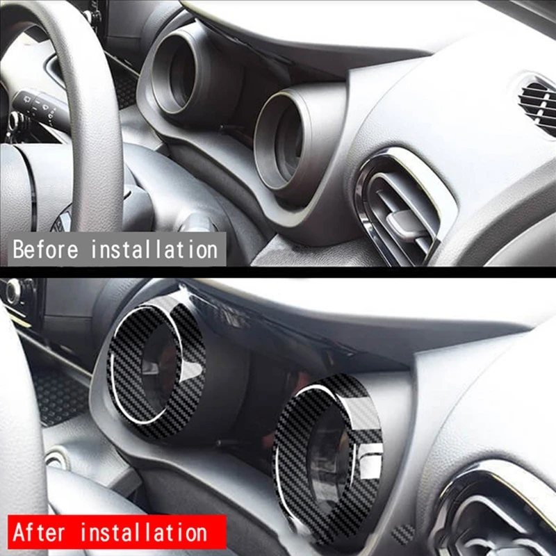 

J60F For Yaris Cross Decor Dashboard Cover Protector Carbon Fiber Instrument