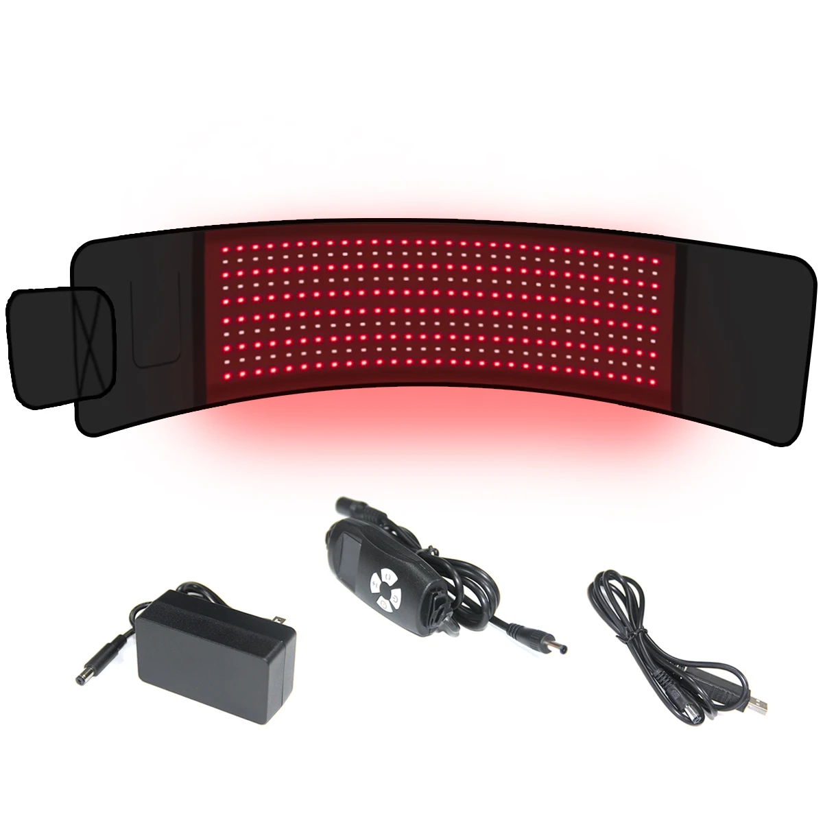 ADVASUN New LED Red Light Therapy Wrap Pad Belt Pain Relief Near Infrared 660nm 850nm Laser Belt For Weight Loss Back Shoulder