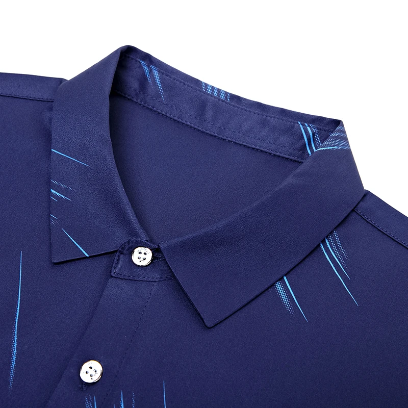 2021 Дизайнерские мужские рубашки в полоску с длинным рукавом облегающие