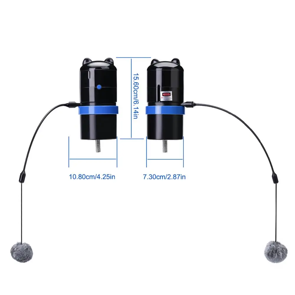 Электронные лазерные игрушки для кошек забавные LED Топпер Когтеточка перо