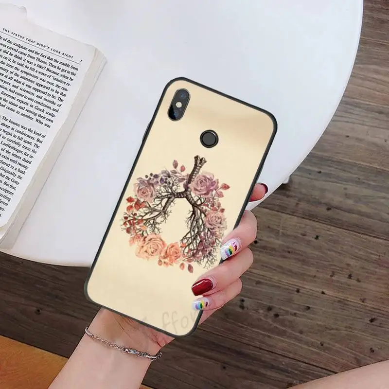 

Art painting of human organs Phone Case For Xiaomi redmi note mi 7 8 9 10 a s t pro max 4G 5g shell coque