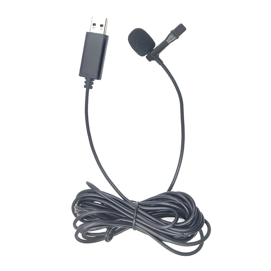 Мини USB отворот Lavalier Клип на микрофон с записывающим устройством для ноутбука