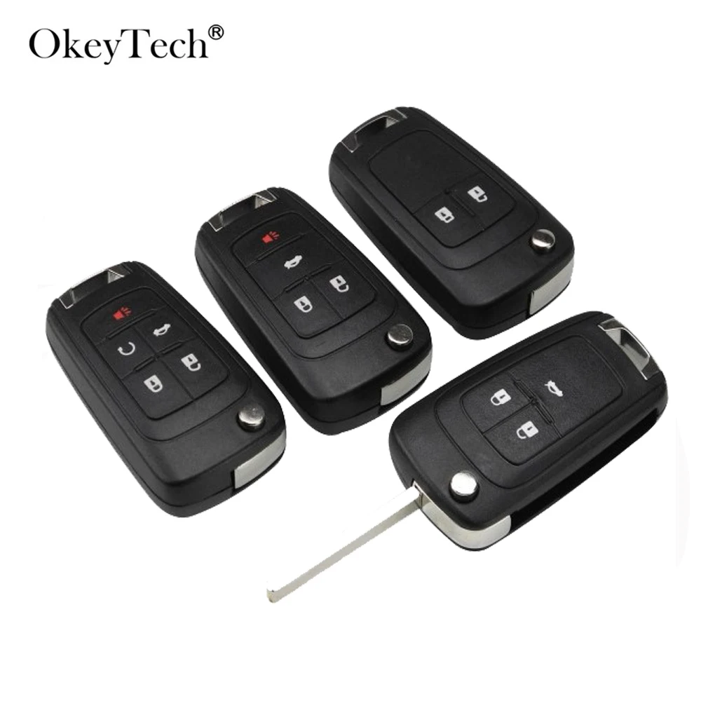 OkeyTech для Opel Zafira a Corsa E C Chevrolet Buick откидной пульт дистанционного управления 2/3/4/5
