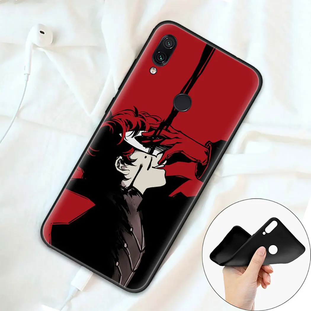 Мягкий чехол Persona 5 p5 для Xiaomi mi Red Note 10 9T 7 8 Pro CC9E x 2S MAX 3 8T|Чехлы-накладки| |
