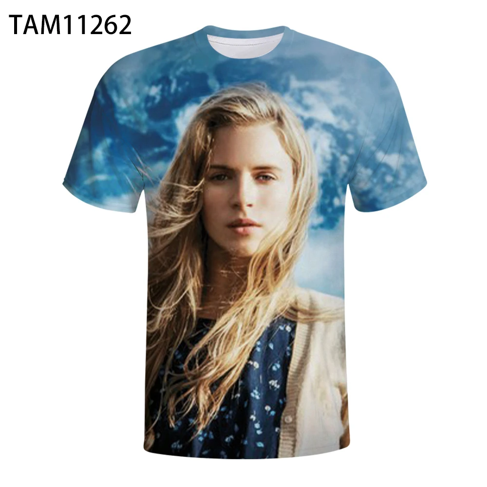 Футболка с цифровым 3D-принтом для мужчин и женщин стильная рубашка из полиэстера