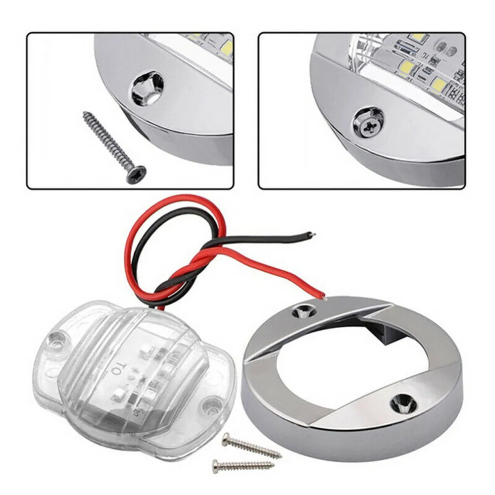 

2pcs Boat Accessories LED Stern Lights Cabin Courtesy Light Marine Round