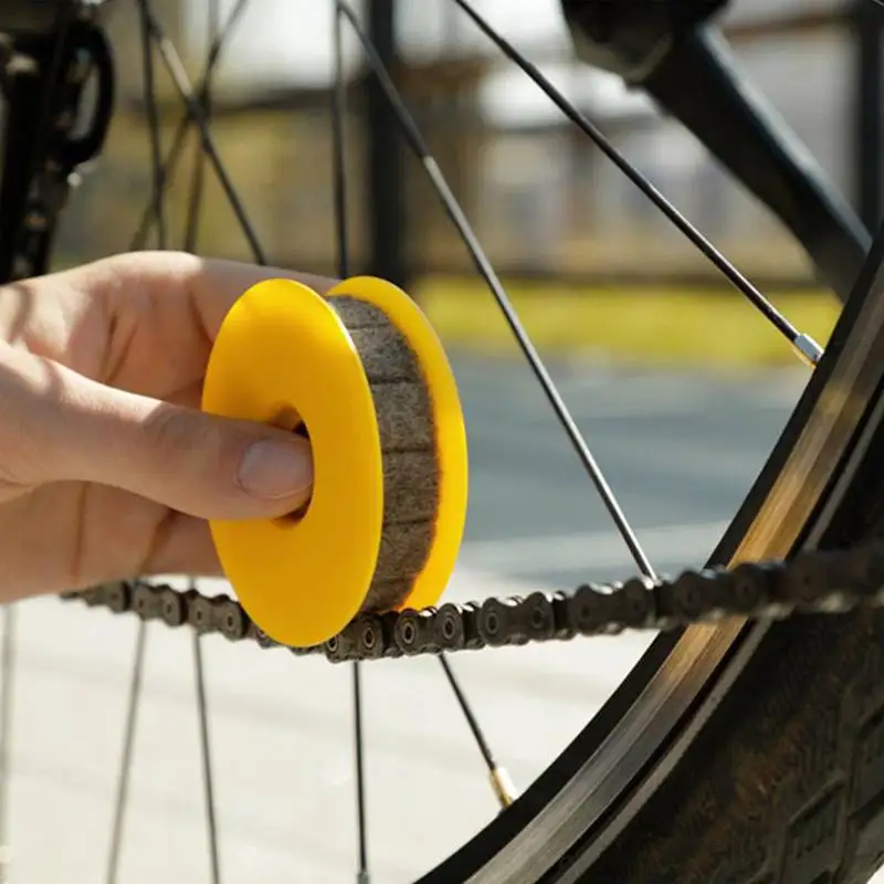 

Bicycle Roller Chain Oiler Bike Repair Maintenance Tool Wool Lube Oil Lubricator Outdoor Anti-resistance Repairing Elements