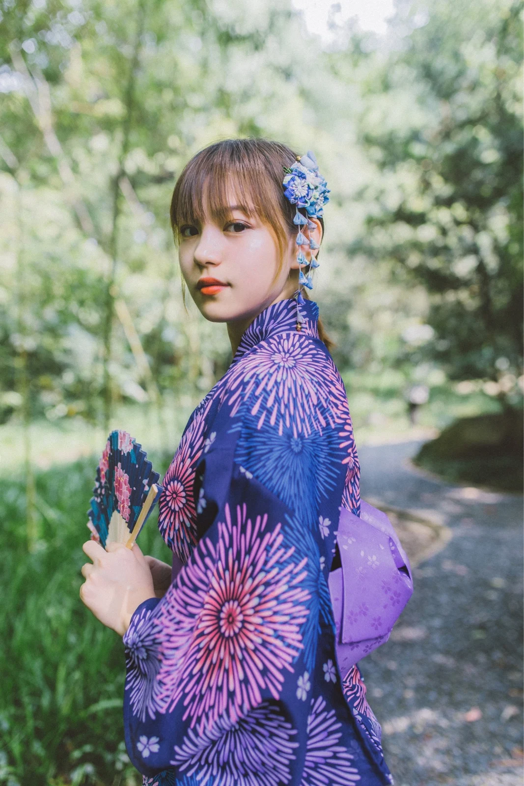 

Japanese Kimono Bathrobe Women Comfortable Polyester Fabric for Girls' Home Wear Lady Clothing Simple Female Dressing