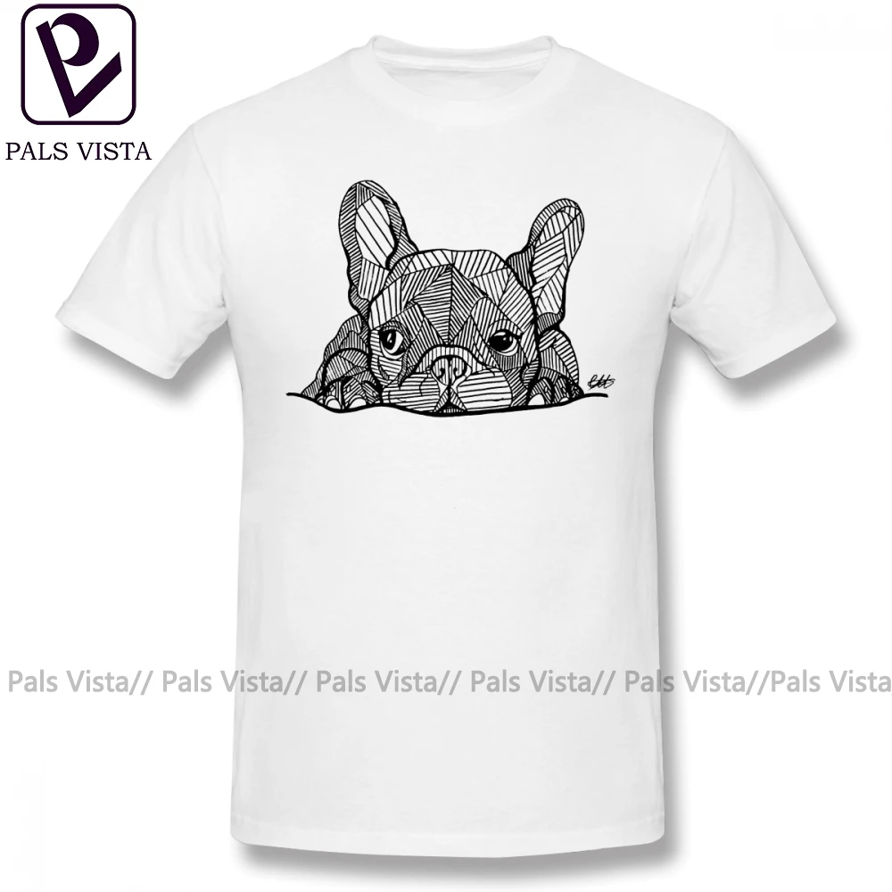 

French Bulldog T Shirt French Bulldog Puppy T-Shirt Male Fun Tee Shirt 100 Percent Cotton Beach Short Sleeves Print 4xl Tshirt