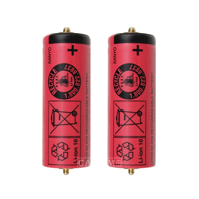 2 шт. Новый UR18500Y для бритвы Braun серии батарей 720S 4 790CC 5040S 5090CC 5050CC 3 7 V литий ионная