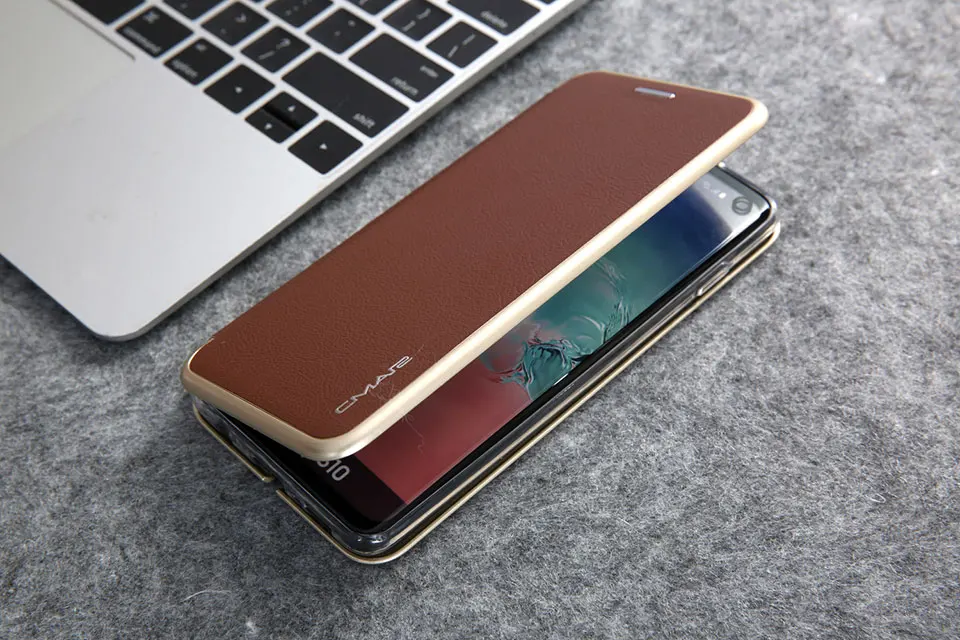 Роскошный кожаный флип-чехол на магните для samsung Galaxy S7 edge S8 S9 S10 Plus слот для карт кошелек чехол для samsung Note8 Note9