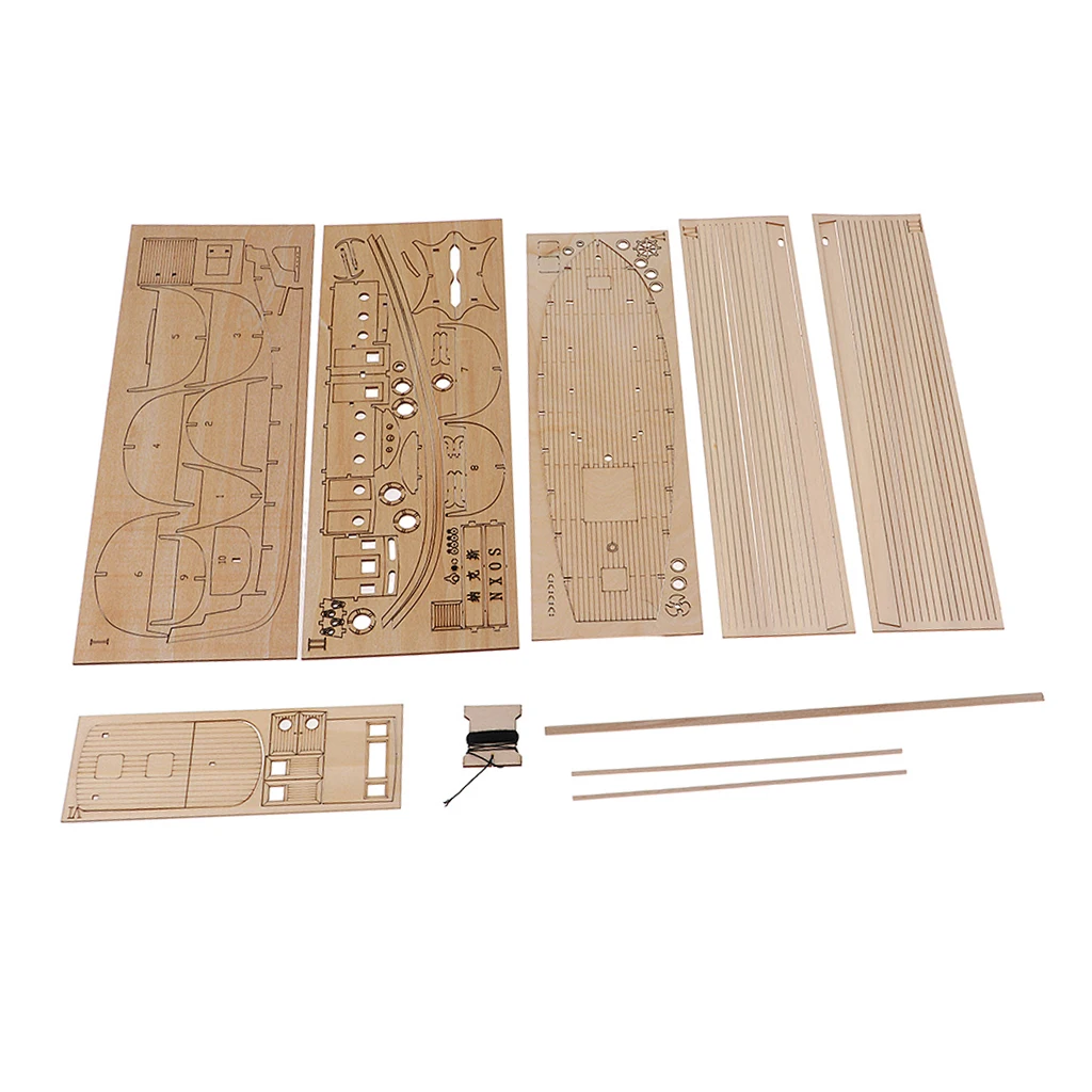 1 набор 1/30 деревянные строительные комплекты Детская модель лодки в сборе