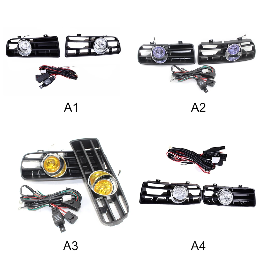 2 шт. Противотуманные фары решетка переключатель ламп жгут проводов
